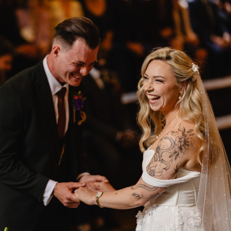 Potters Instinct Photography - Alternative wedding couple Bodleian Library chapel Oxford