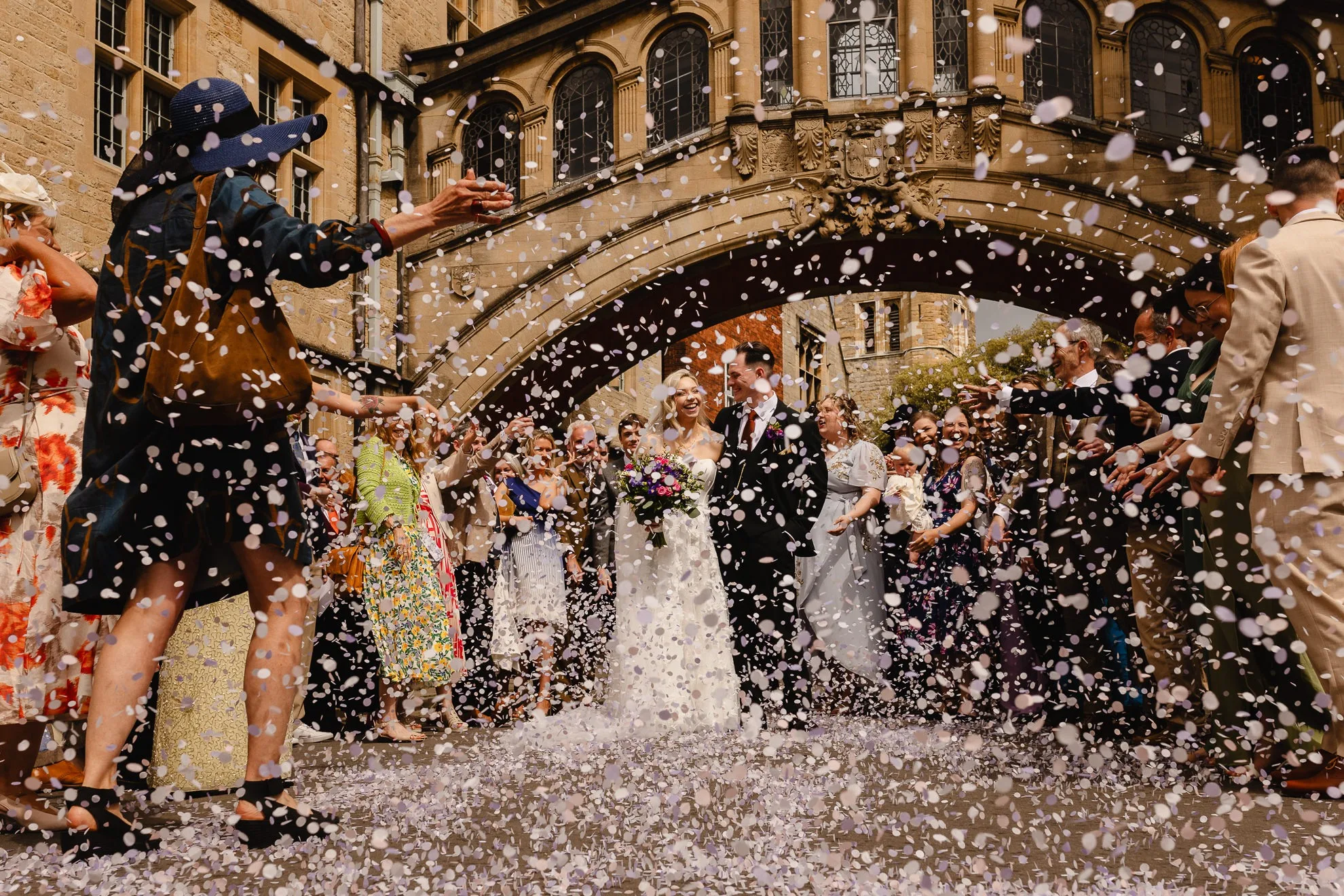Alternative wedding at the Bodleian Library chapel, Oxford