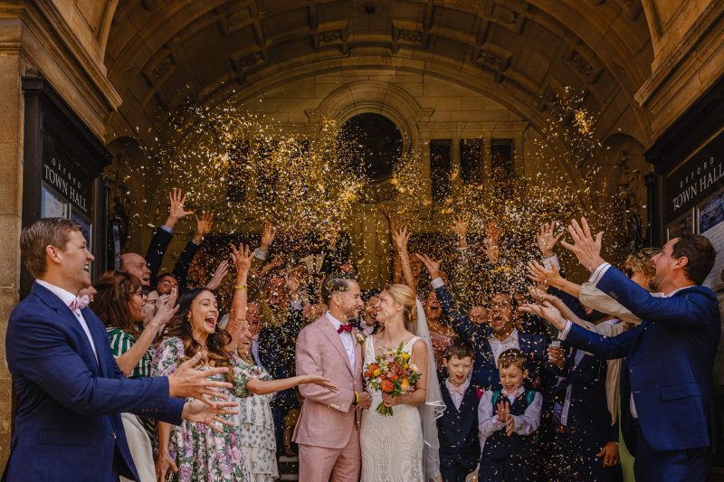 Candid wedding moment in Oxfordshire by Potters Instinct Photography