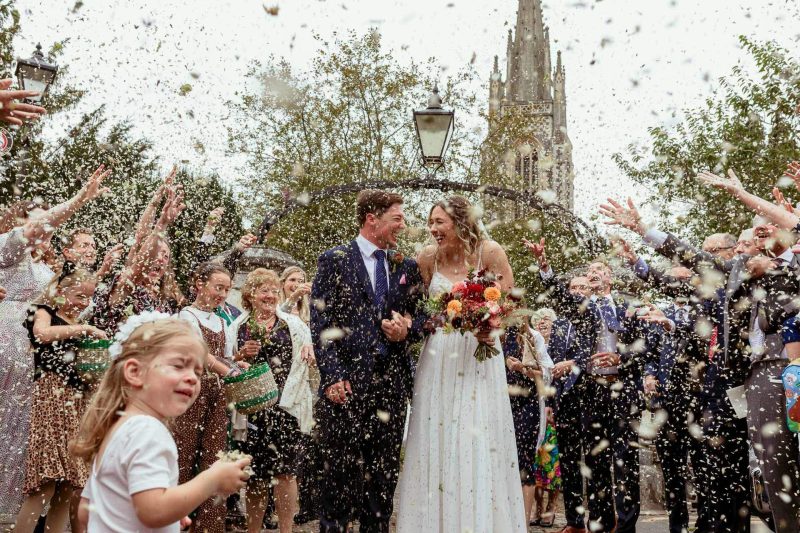 "Katie and Danny's wedding portrait at All Saints Church Marlow"